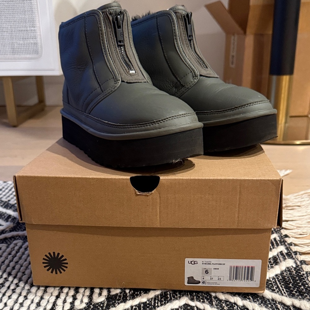 UGG Neumel Platform Zip Boots